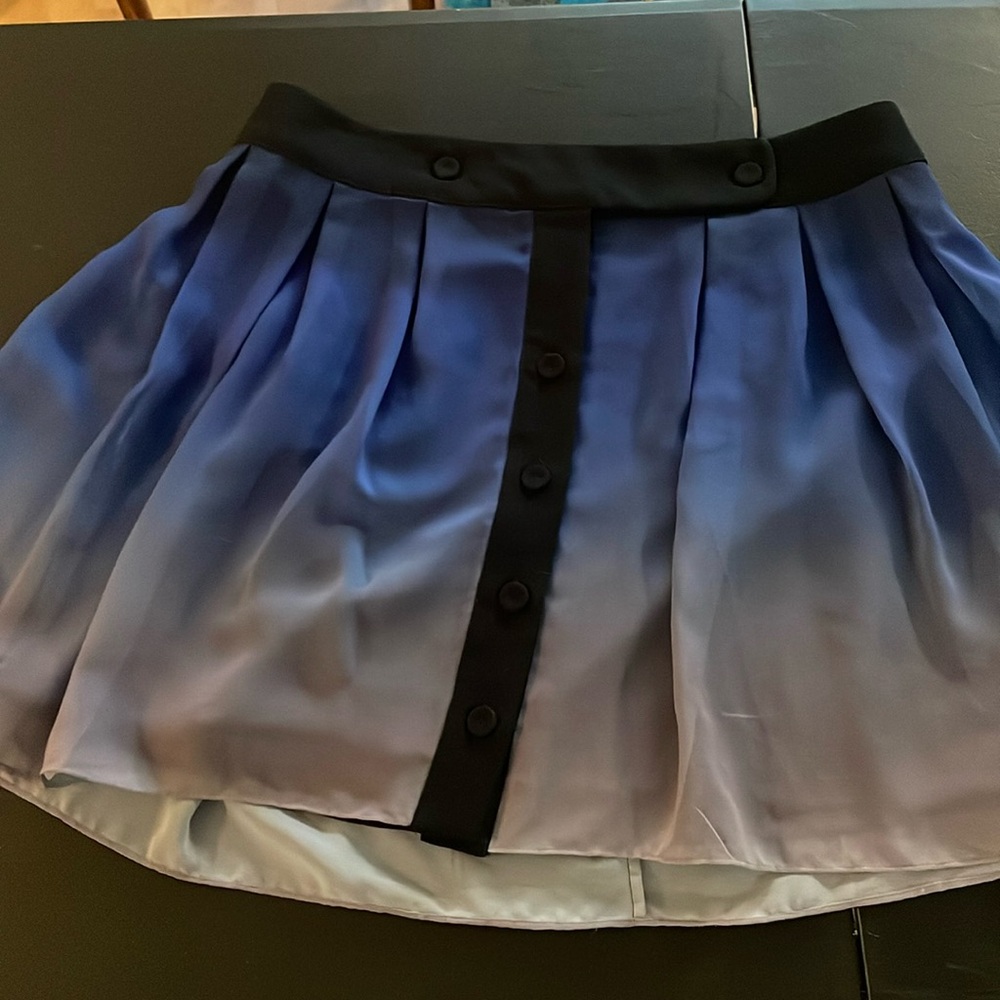 Beautiful blue and black skirt